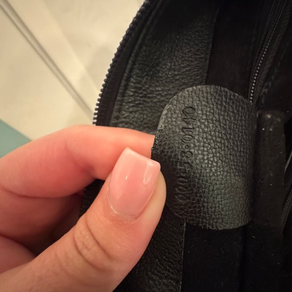 Gucci Vintage Black Leather Barrel Satchel - Picture 6 of 11